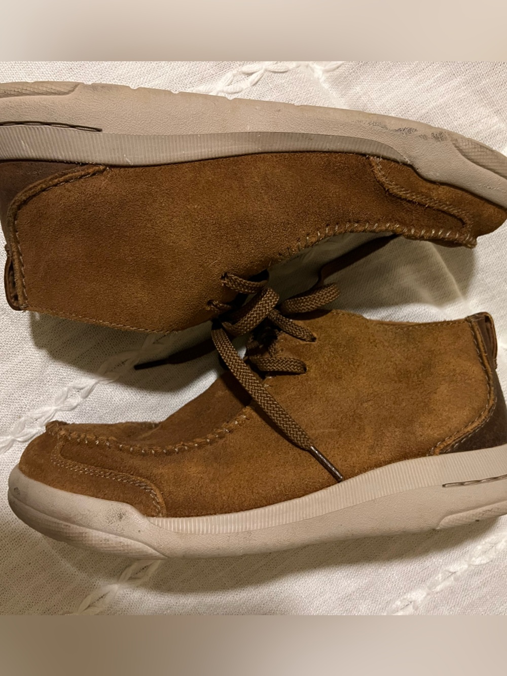 Clarks Men's Driftwy Top Chukka Boot in Tan Suede Size 7 Mens